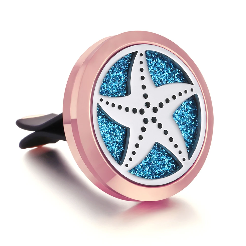 2019 New Aromatherapy Locket Rose Gold Tree of Life Stainless Steel Vent Freshener Car Essential Oil Diffuser Air | Украшения и