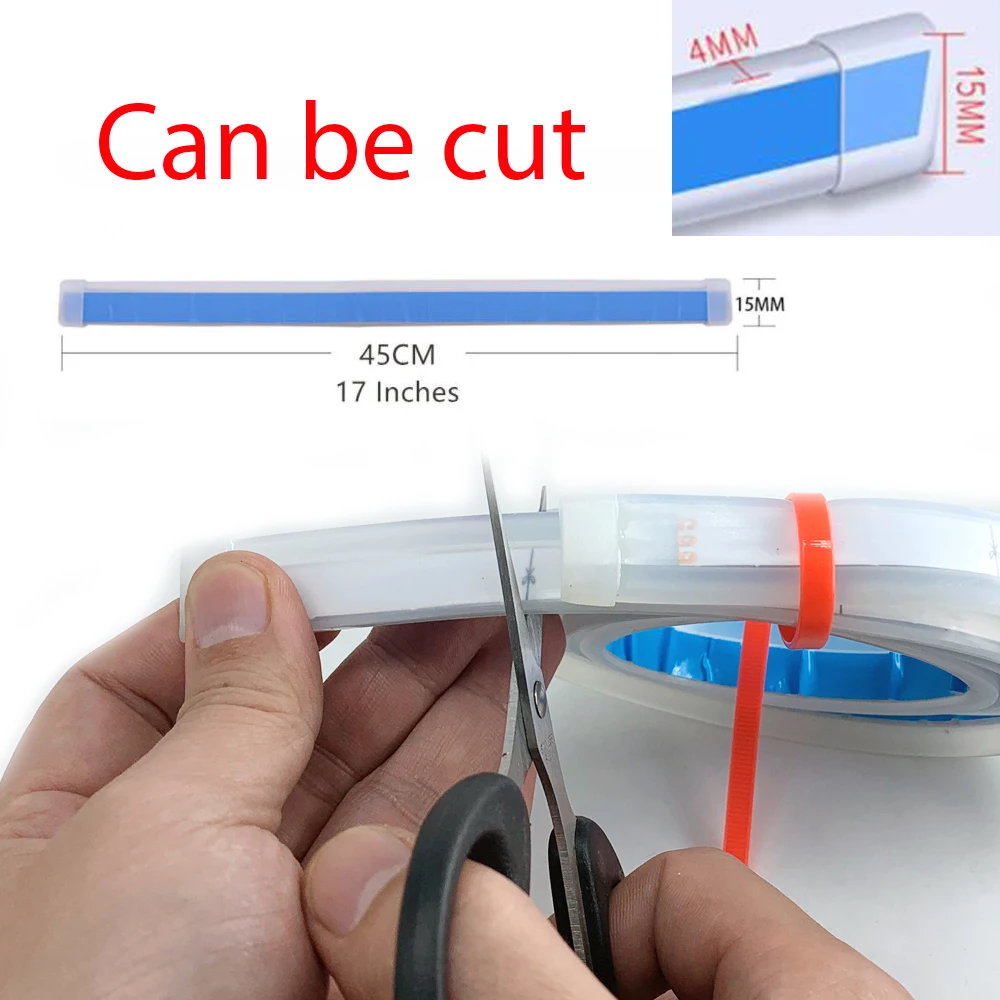 Светодиодные дневные огни 2 шт./1 шт. 12 В цветные поворотники для проточной воды