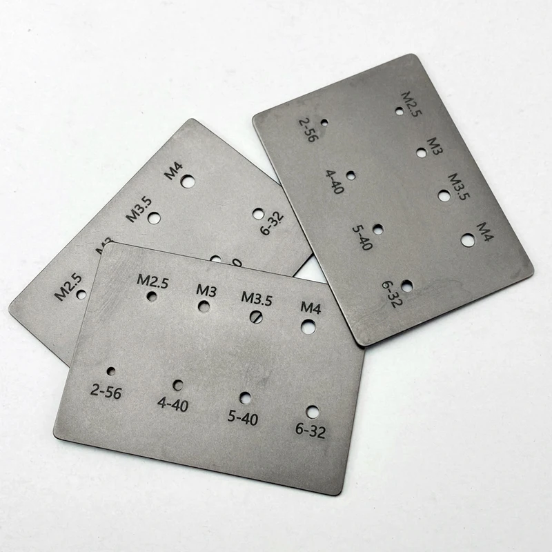 Измерительная линейка для винтов карта измерения резьбы инструмент сделай сам