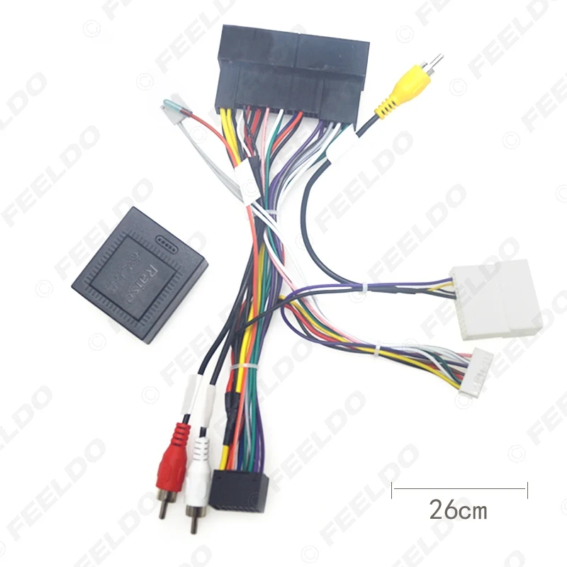 Автомагнитола FEELDO 16pin Android Power Calbe с can-шиной для Hyundai Elantra KIA K3 Sorento адаптер жгут