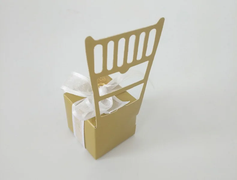 Подарочные коробки в форме стула для свадебных конфет упаковка шоколада