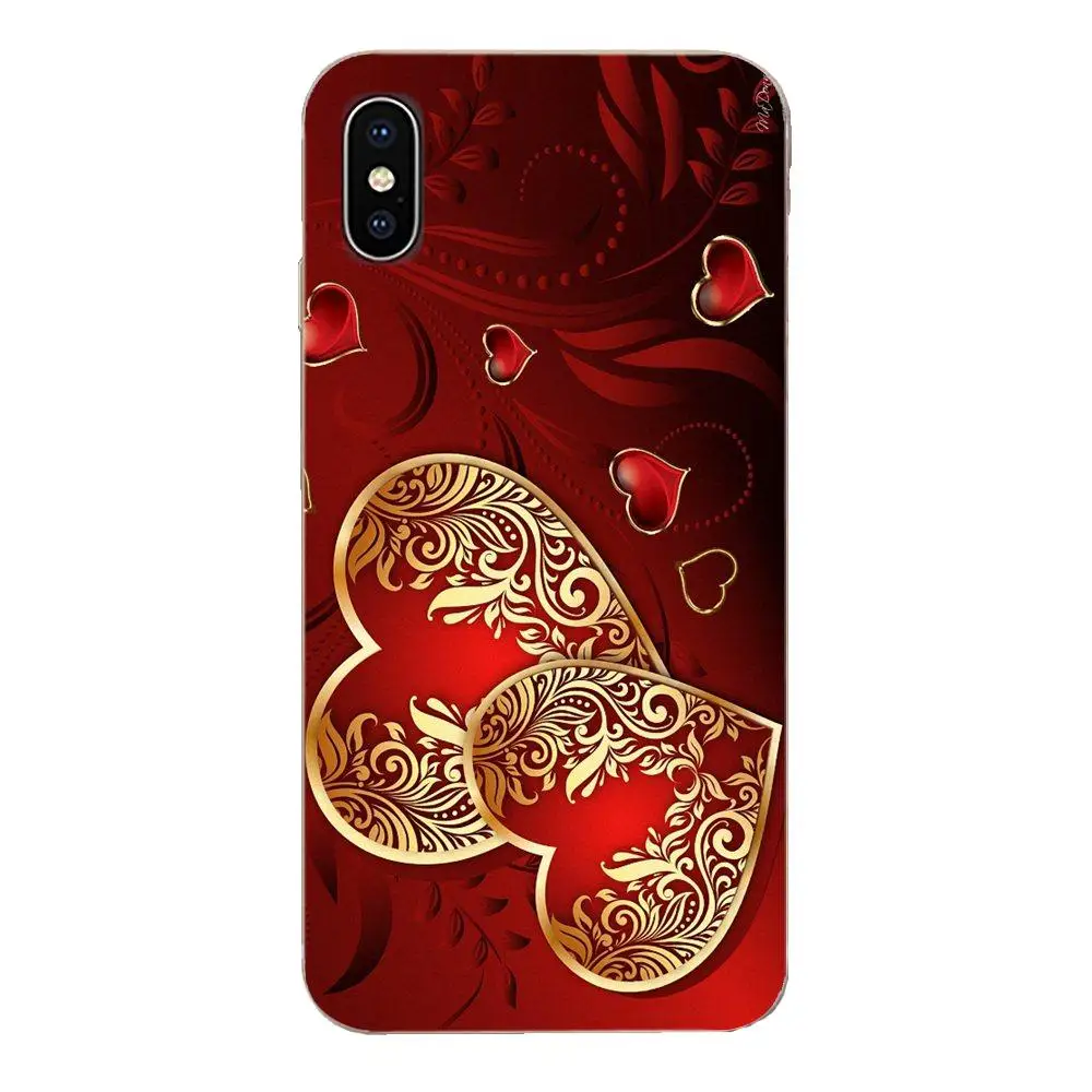 ТПУ чехлы обложки для Xiao mi 3 4 4C 4i 5 5S 5X6 6X8 SE Pro Lite A1 Max x 2 Note Красное сердце Купидон |