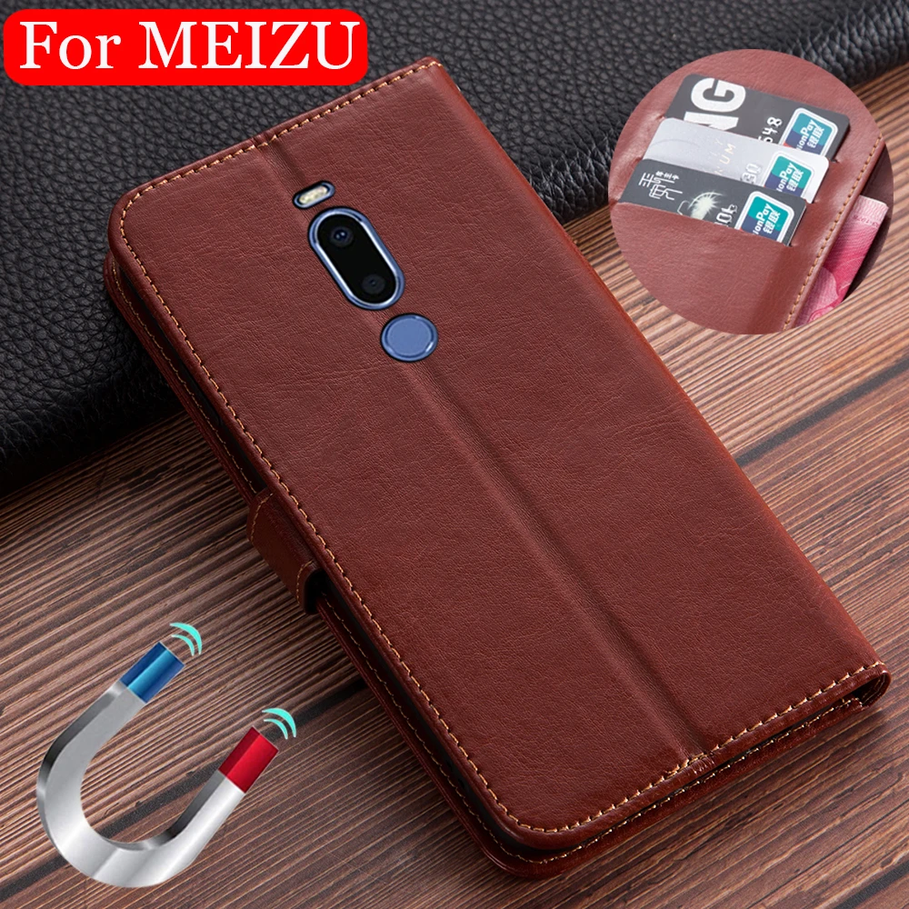 Флип чехол для Meizu M5s M5c M6s M6T кожаный кошелек M5 M6 Note 8 9 Note8 Note9 книжка с откидной