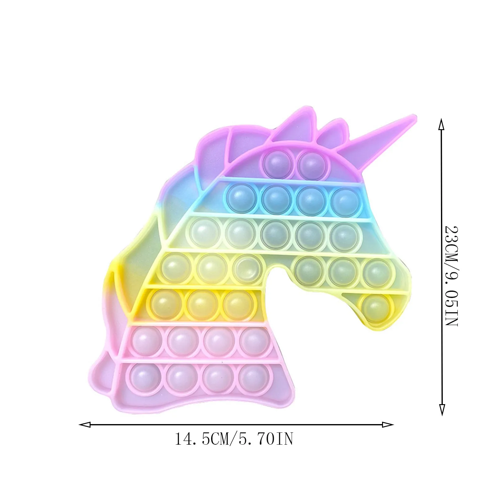 

Glow in The Dark Fidget Toys Dinasaur Rainbow Luminous Fidget Toy Push Fidget Sensory Stress Relief Toy Desk Fun