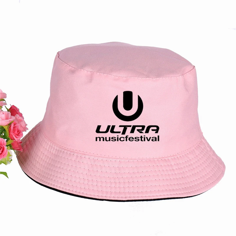 Панама с логотипом музыкального фестиваля для мужчин и женщин плоским козырьком