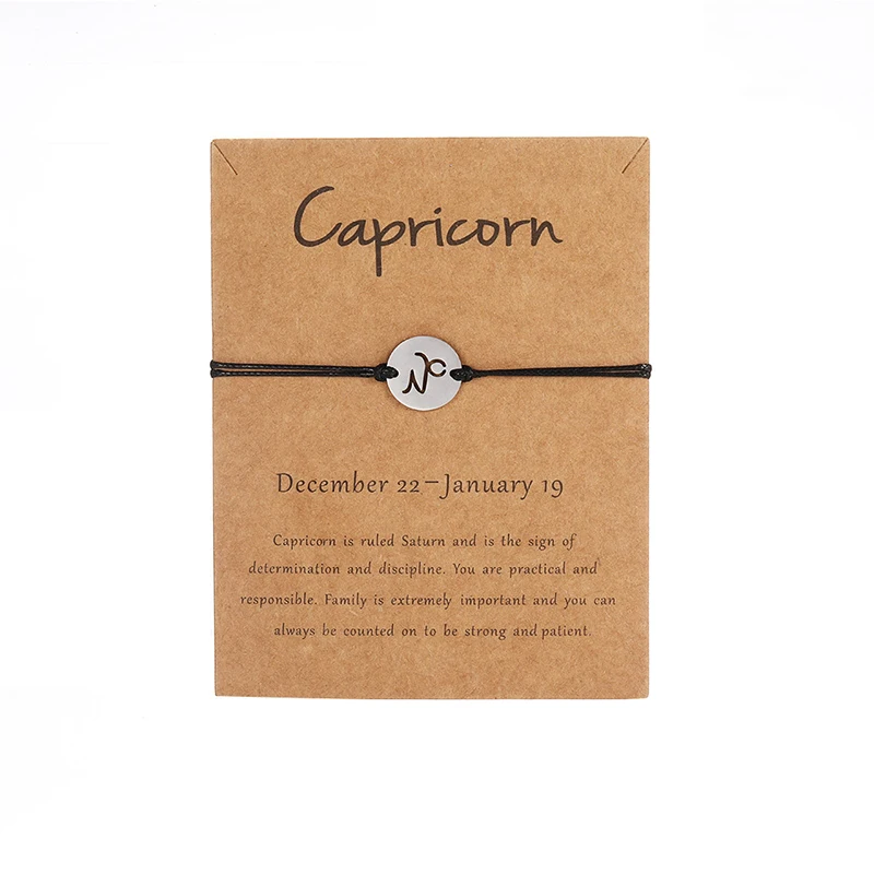 Браслеты с подвесками 12 знаков зодиака из нержавеющей стали|Браслеты шармами| |