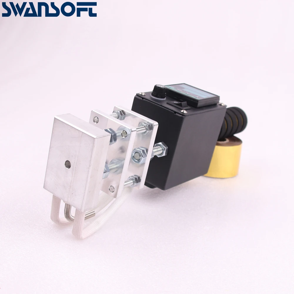 SWANSOFT Новый 90SC двухцелевой ручной кожаный логотип горячее тиснение фольгой