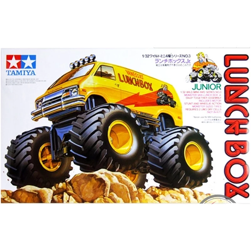 Коробка для завтрака TAMIYA Junior 17003 грузовик с колесами монстр Трак масштаб 1/32 Tamiya Mini