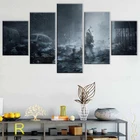 Настенные картины на холсте, игровые постеры HD из 5 предметов, современные настенные модульные картины для украшения дома, коридора, гостиной