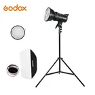 Godox светодиодный светильник SL-60W SL-100W SL-150W SL-200W 5600 к Bowens видео светильник непрерывного светильник комплект с светильник со стойками для мяч