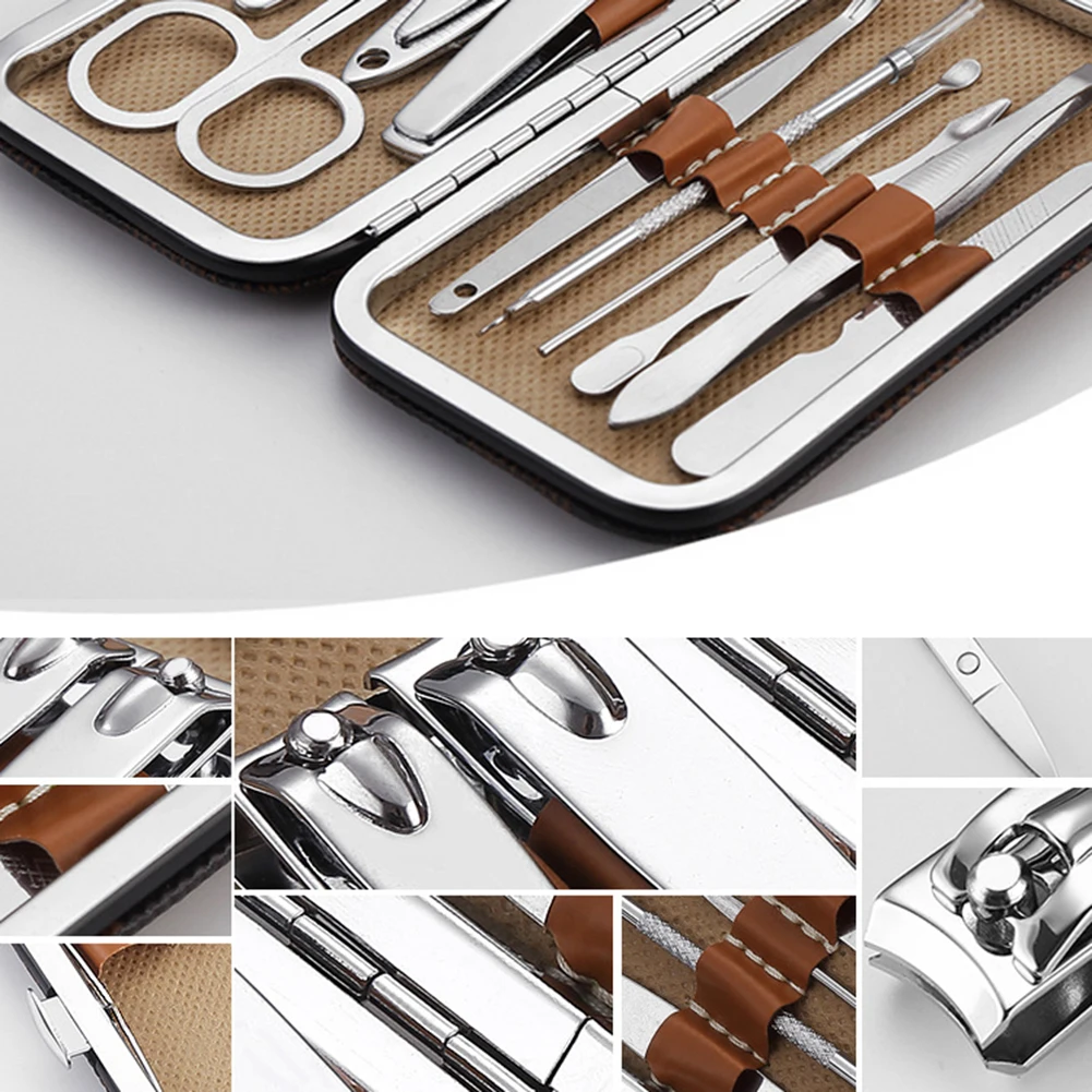 10 шт. Нержавеющая сталь машинки для стрижки ногтей файл ножницы Ухо Палочки