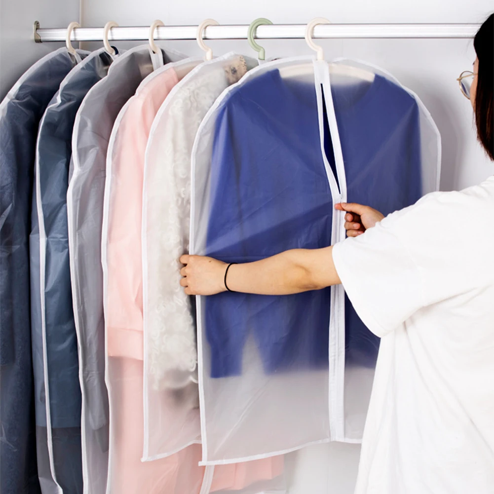 Легкий костюм пальто полупрозрачная одежда висячая сумка для хранения