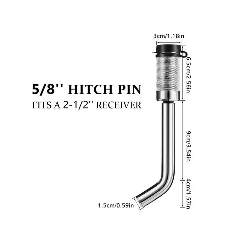 

With Keys Trailer Hitch Lock Exterior Aluminum Pin Parts Replacement Practical