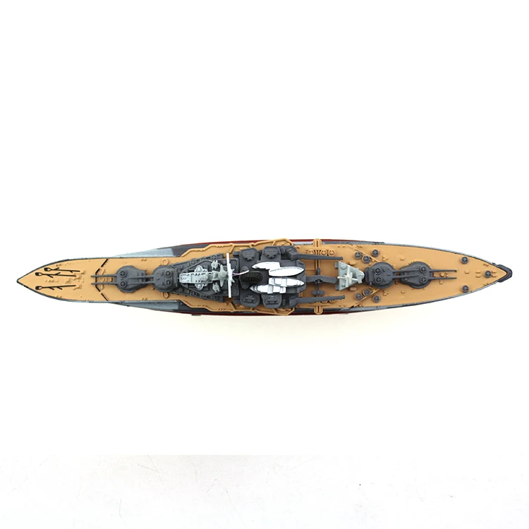 Modelo de juguete de barco de guerra de la Reina Elizabeth para ni&ntilde;os, escala 1:1000, con caja de Color, colecci&oacute;n-4