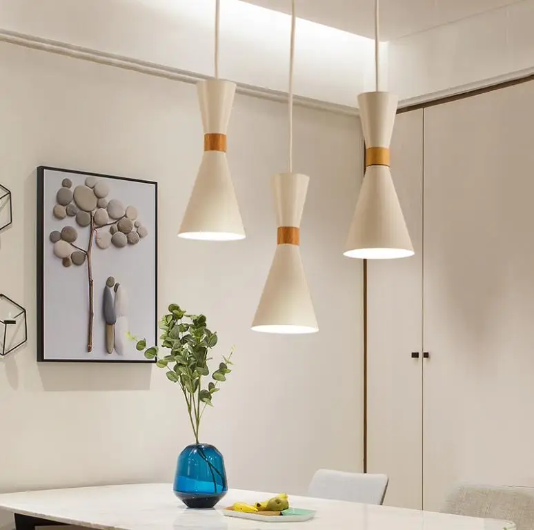 Nordic ресторан подвесной светильник бар маленькая люстра подъезд творческая