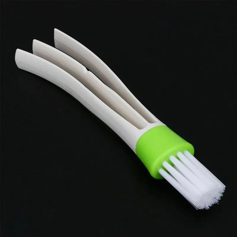 Горячая 2 в 1 Автомобильная щетка для очистки вентиляционного отверстия тряпка