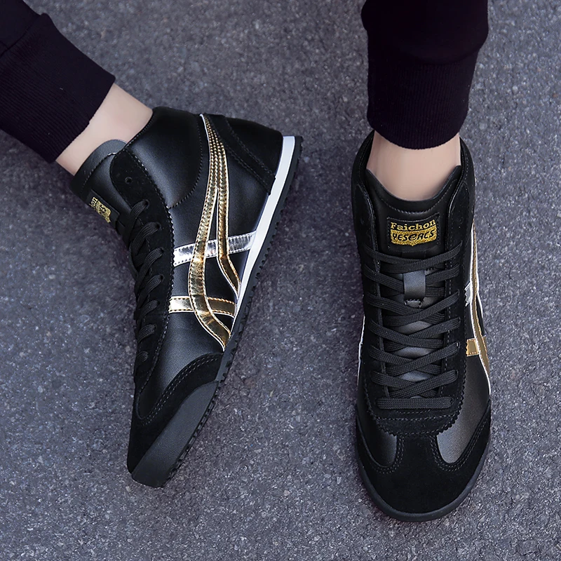 

Autumn and winter new Arthurian high help men's sports shoes lovers leisure fashion trend star Fanzhong help women's board shoes