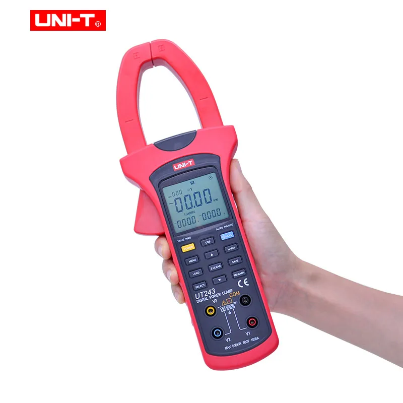 UNI-T UT243 измерители мощности и гармоники измеритель фактора USB-интерфейс испытание