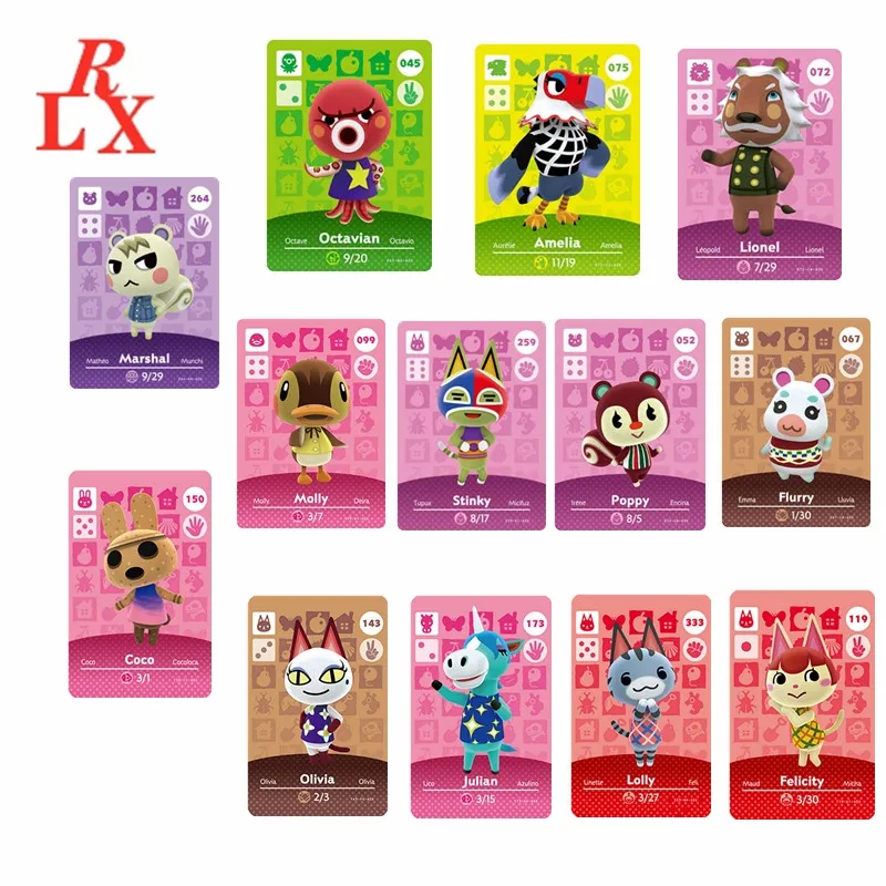 Карта пересечения животных Hot Villager новые горизонты NFC игровая карта маршала Coco
