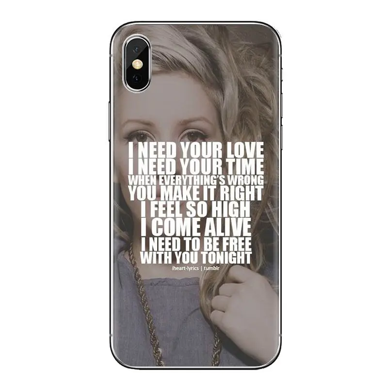 Силиконовый чехол для телефона Ellie Goulding My Mind British samsung Galaxy S3 S4 S5 Mini S6 S7 Edge S8 S9 S10 Plus Note