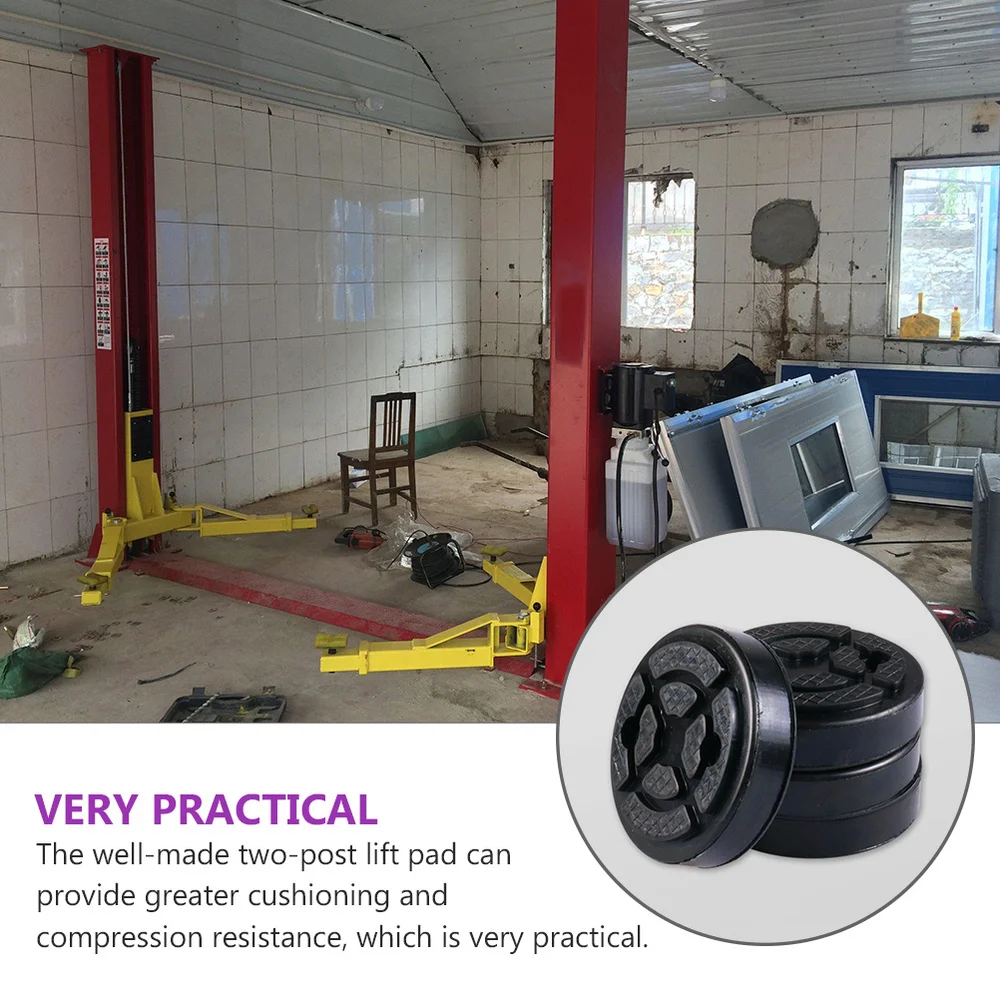 

4pcs Practical Lifting Protective Rubber Pads Lifting Jack Pad for Car Use