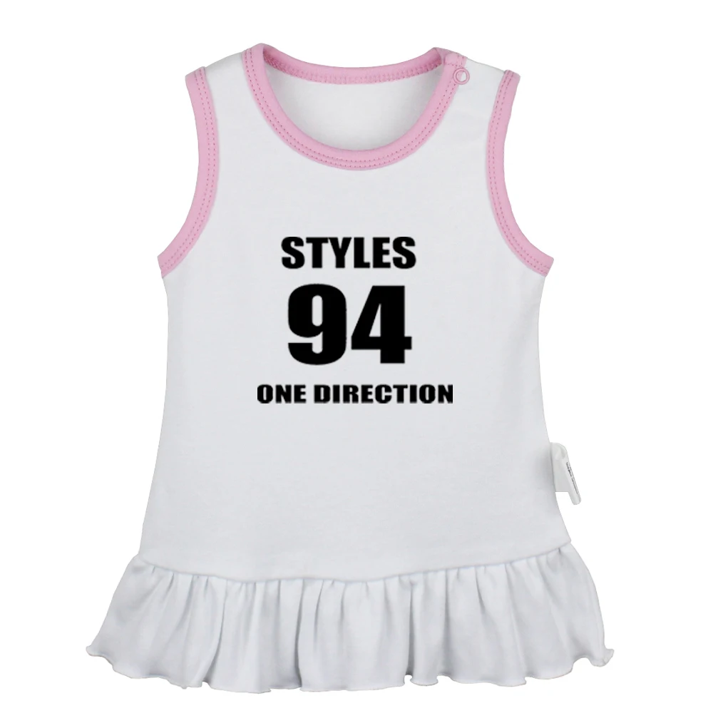 93 Horay One Direction Signs в стиле панк рок платья для новорожденных девочек платье без