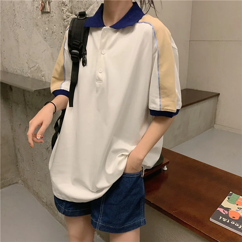 Футболка Maxxo в Корейском стиле для колледжа женские топы с принтом одежда