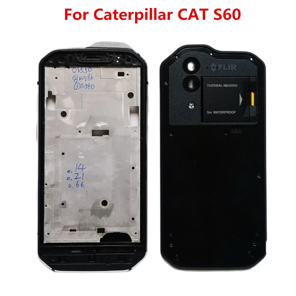 Оригинальная передняя рамка для Caterpillar CAT S60 + средняя корпус аксессуары запасные
