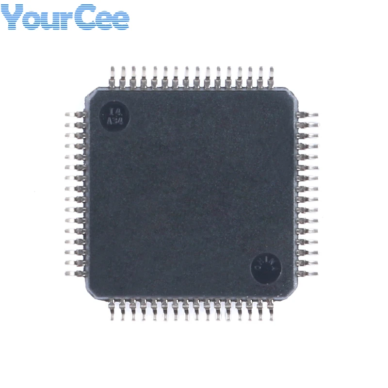 Флэш-память STM32F303RBT6 LQFP-64 32-bit Microcontroller MCU 72MHz 128KB 32KB 32F303RBT6 LQFP64 IC | Электронные