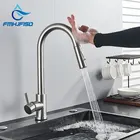 Автоматический сенсорный смеситель, индуктивный кран из нержавеющей стали, с функцией энергосбережения