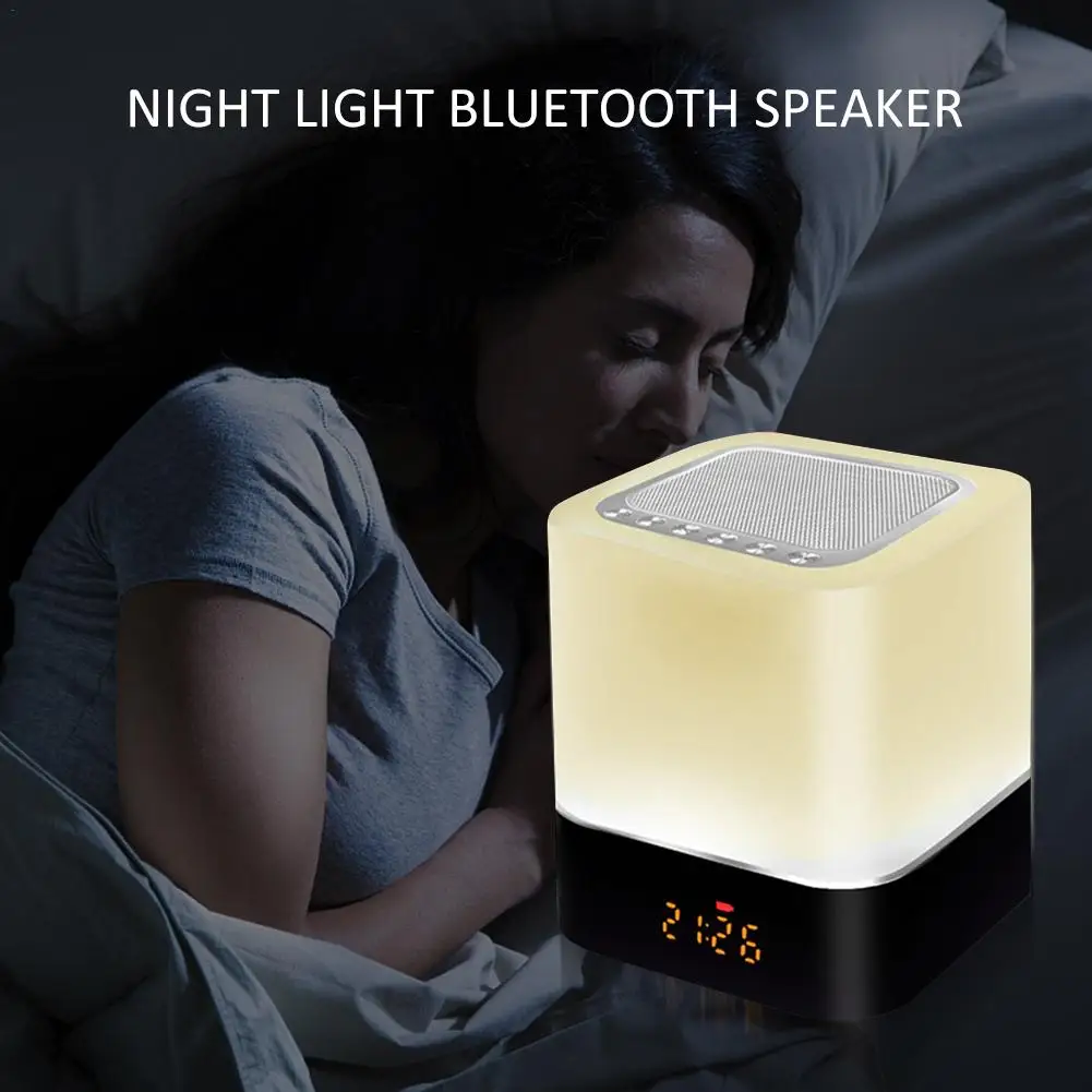 Портативный беспроводной Bluetooth-динамик мини-динамик светильник Ной светодиодный