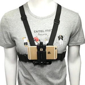 adjustable phone clip holder mobile phone chest mount harness strap holder for iphone for xiaomi for huawei for samsung free global shipping