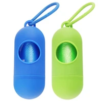 Pet Dog Dispenser Garbage Case Included Pick Up Waste Poop Bags Dog Pet Supplies Household Cleaning Tool 8 Colors SN3084