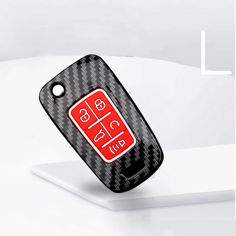 Чехол для автомобильного ключа с узором из углеродного волокна Chevrolet Buick Cruze Aveo Trax