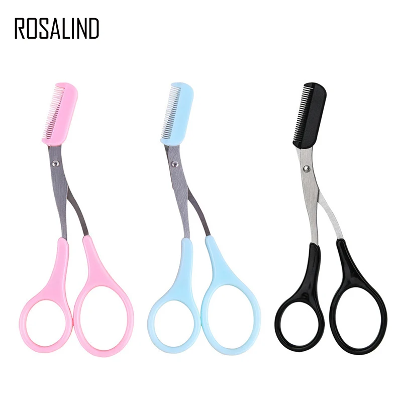 ROSALIND ножницы для бровей Триммер с гребнем лезвия бритва заколки волос щипчики в