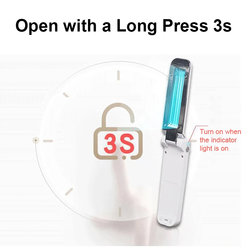 Портативный ультрафиолетовый дезодорант ультра-светильник для уничтожения