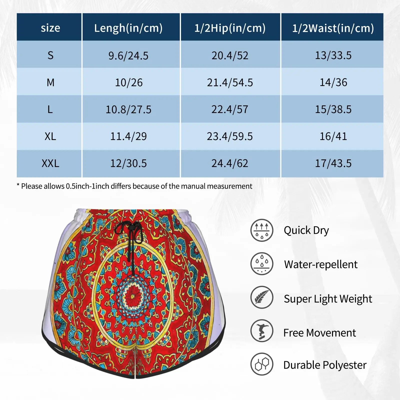 

Red Mandala Swim Shorts Women Beach Shorts Mandala Red Mandala Red Itishree Itishart Art Hub7 Red And Golden Golden
