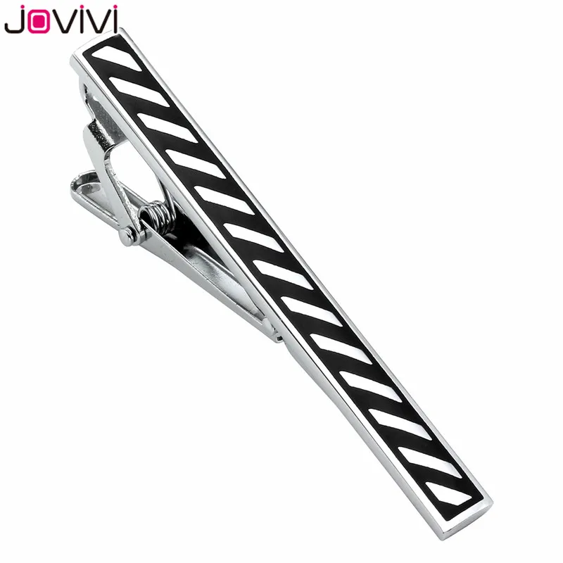 Jovivi 10 шт. мужские из нержавеющей стали изысканные запонки и зажим для галстука