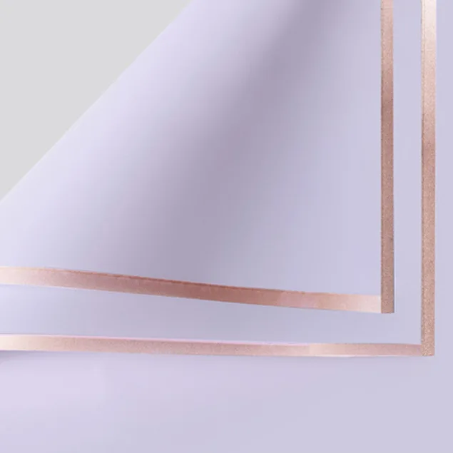 Purple 5 шт./упак. Пномпень желе пленка оберточная бумага DIY скрапбук Водонепроницаемая фурнитура для украшения бумага для упаковки подарка флорист поставки - Цвет: Purple