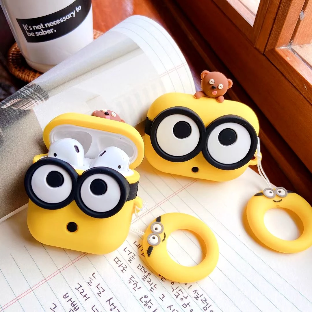 

New Cute Cartoon Case for Airpods Wireless Bluetooth Earphone For Airpods 3 2 1 AirPods Pro Soft Silicone Skin Earphones Cover
