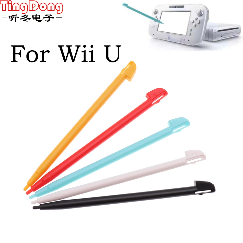 TingDong  Mobile Touch Pen Touchscreen Pencil For WIIU Slots Hard Plastic Stylus Pen For Nintend Wii U Game Console