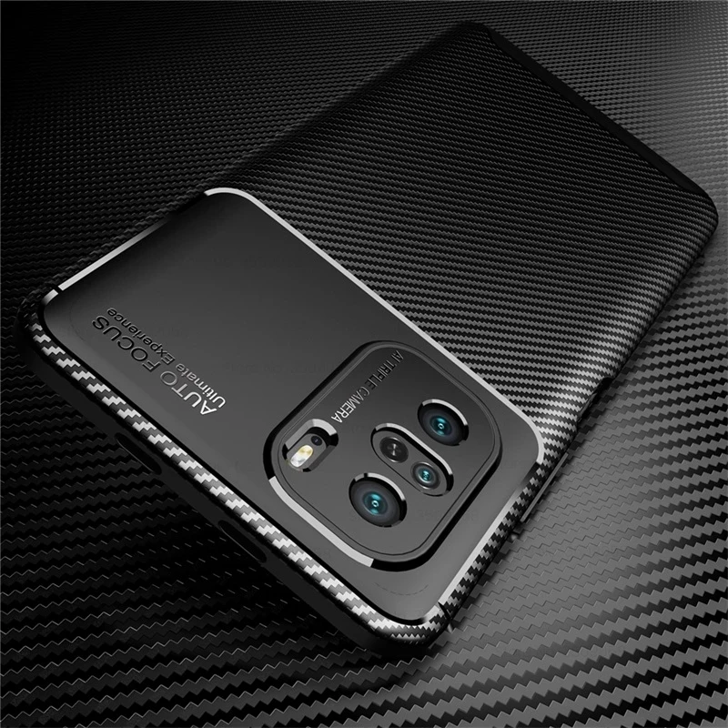 Чехол для PocoPhone F 3 матовый мягкий чехол из углеродного волокна Xiaomi Poco F3 PocoF3 PocophoneF3