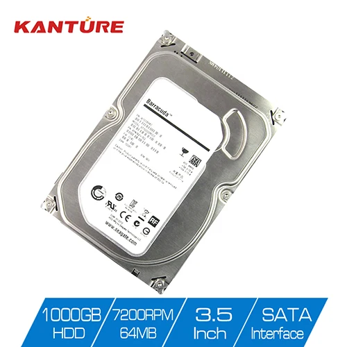 1000GB Видеонаблюдение жесткого диска SATA HDD 3,5 дюймов 4000 Гб 4 ТБ жесткий диск для видеонаблюдения Камера AHD DVR NVR безопасности Системы комплект и компьютерами ПК - Цвет: 1000GB