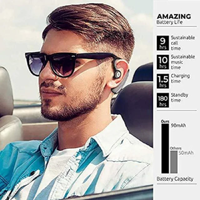 Popular V9 PUBG Headphones Business Bluetooth Headset Ear-Mounted Wireless CSR Stereo with Voice Control Earphones 5