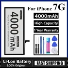 Аккумулятор 4000 мА ч, оригинал, высокая емкость мобильный телефон, Сменный аккумулятор для iPhone 7, iPhone 7G, iPhone 7g