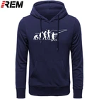 REM Evolution OF Fly Fishing модный принт высокого качества, цветные топы с длинным рукавом, повседневные толстовки, свитшоты на заказ