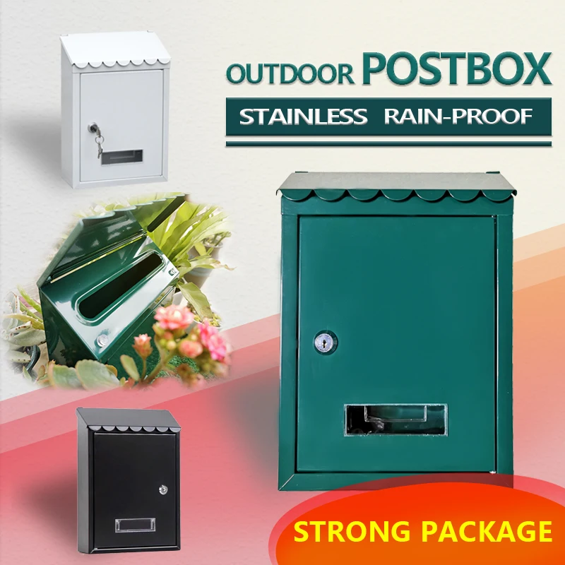 Железная почтовая коробка товары для сада подвесной почтовый ящик дома