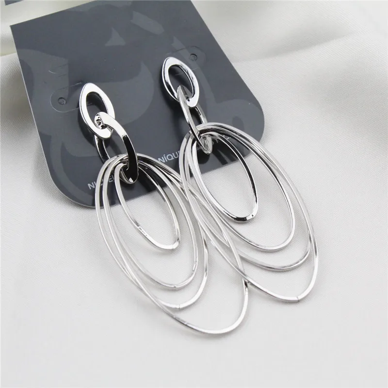 Корейские поп серьги овальной геометрии женские темперамента|Серьги-гвоздики| |