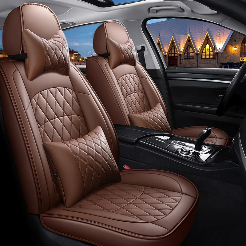 

Leather Car Seat Cover For Audi A4 Allroad A1 A2 A3 Sportback A5 Sportback A6 A6l A7 A8 Q3 Q5 Q7 Car Accessories