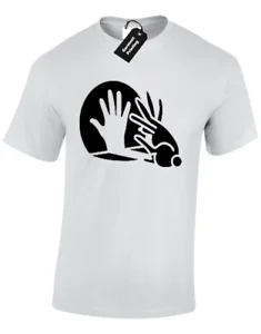 

RABBIT SHADOW HAND MENS T-SHIRT FUNNY PRINTED DESIGN MEME COMEDY TOP